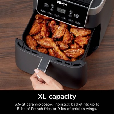 Ninja XL Black Stainless Steel 6-in-1 Air Fryer