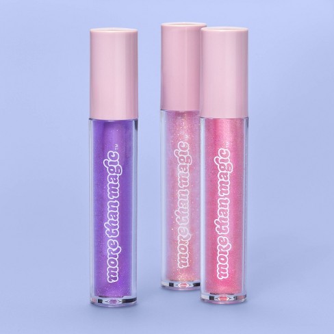 Glitter Lip Gloss Set 3pc 0 08 Fl Oz More Than Magic Target
