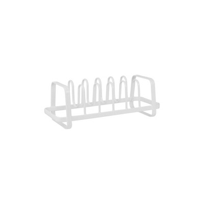 Wire Storage Lid Organizer White - Brightroom™: Kitchen Cabinet Organizer, Iron Pot & Pan Rack, 13.5 Depth