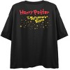 Harry Potter Chibi-Style Sorcerer's Stone Character Art Women's Black Graphic Crop Tee - 3 of 4