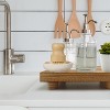 Attop 2-Piece Handmade Wooden Tray (10.8x6.9 Inch, Wood Color) – Bathroom/Kitchen Decor for Soap, Plants & More - 2 of 4