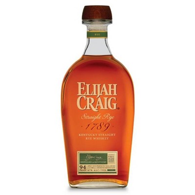 Elijah Craig Bourbon with Walnut Old Fashioned Syrup and Jigger VAP - 750ml Bottle