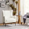 Harpocrates Classic Armchair with wingback and nailhead trim| ART OF LIVING DESIGNS - 3 of 4