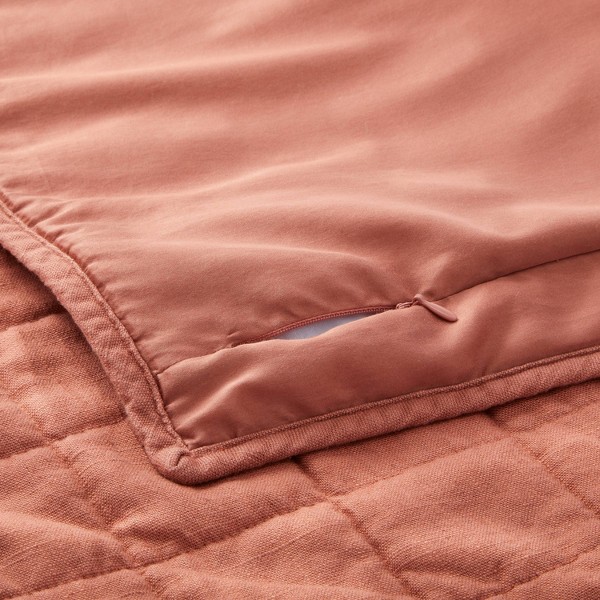 Funda de almohada de colcha de mezcla de lino resistente - Casaluna™ 5