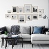 Haus and Hues Oxford Gallery Wall Frame Set with Real Glass and Mat - 2 of 4