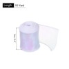 Unique Bargains Gift Wrapping Wide Sheer Wired Pastel Shimmer Iridescent Chiffon Ribbons 1 Pc - 2 of 4