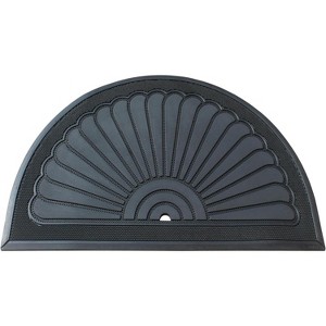 A1HC 100% Pure Rubber Front Door Mat 30”x48”, Non-Slip, Thin Profile Heavy Duty Doormat - 1 of 4