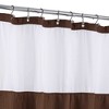 Textured Waffle Weave Shower Curtain with Snap In Liner and 12 Hooks - 2 of 4
