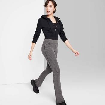 Agnes Orinda Women's Plus Size Split Wide Leg Tie Knot High Rise Palazzo  Formal Outfits Pants Black 3x : Target
