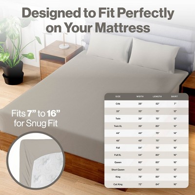 Stone California King Cotton Fitted Sheet Set