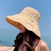 Anna-Kaci Women's Reversible Checkered Bucket Hat with Chin Strap - 4 of 4