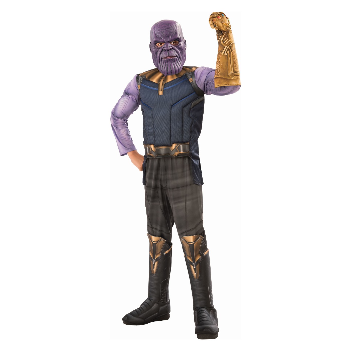 Boys' Marvel Thanos Avengers Deluxe Muscle Halloween Costume - image 1 of 1