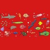 Girl's Design By Humans Funny sea creatures cartoon illustration By thefrogfactory T-Shirt - 2 of 4