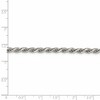 Black Bow Jewelry 3.5mm Sterling Silver, Diamond Cut Solid Rope Chain Necklace - 4 of 4