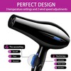 Morfone Black 12-piece Hair Dryer Set. Hair Styling Tools Equipped With Accessories Such As Combs, Clips, And Hair Dryers. As A Gift Set. - 3 of 4