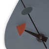 LeisureMod Manchester Modern Rain Drop Design Silent Non-Ticking Wall Clock - 2 of 4