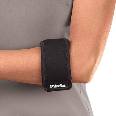 Mueller Sports Medicine Tennis Elbow Support with Gel Pad - Black