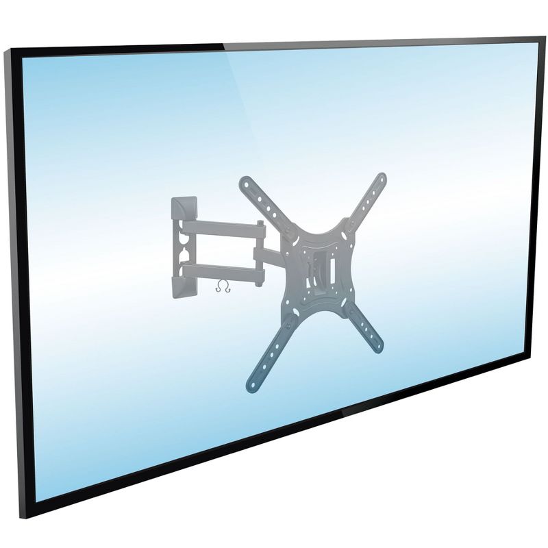 Mount-It! Full Motion TV Wall Mount Monitor Wall Bracket with Swivel and Articulating Tilt Arm, Fits 26 - 55 Inch LCD LED OLED Flat Screens, 66 Lbs, 1 of 13