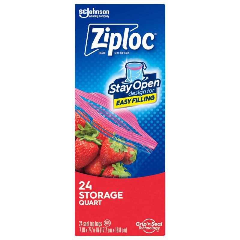 Ziploc Storage Quart Bags, 4 of 19