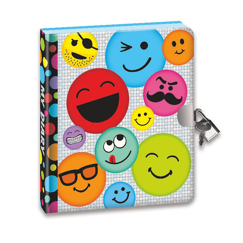 MindWare Emoji Foil Diary - Stationery, 1 of 3