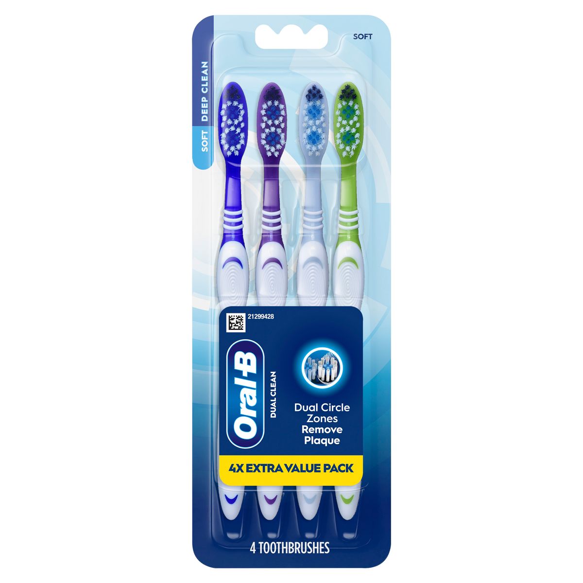 Oral-B Toothbrush - 4 Pack