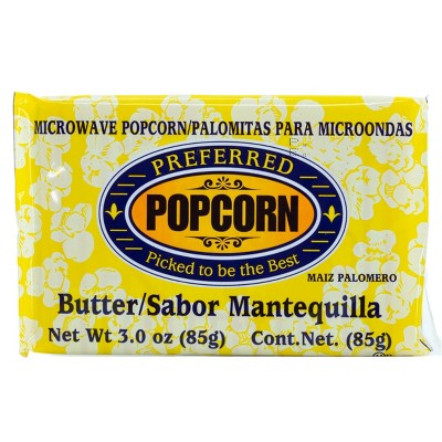 Preferred Popcorn 3 oz Butter Flavored Microwave Popcorn