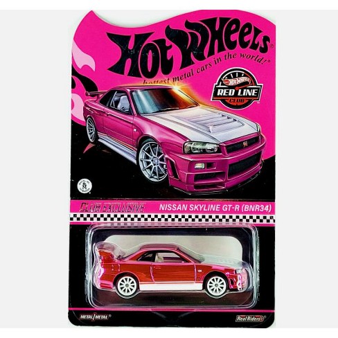 Hot Wheels RLC Exclusive Pink Editions Nissan Skyline GTR BNR34