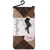 Memoi Classic Large-Print Argyle Sweater Tights - 4 of 4