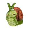Northlight 13.5" Green and Brown Snail Outdoor Garden Statue - 3 of 4
