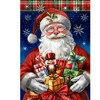 Briarwood Lane Christmas Garden Flag 12x18 For Outdoor Holly Jolly Santa For Christmas Garden Flag Flags For Outside - 3 of 4