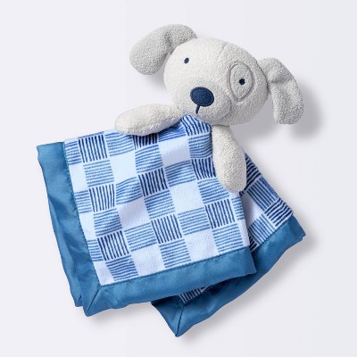 Image of Security Blanket Dog Gingham - Cloud Island™ Gray