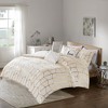 5pc Full/queen Arielle Printed Comforter Set Ivory/gold : Target