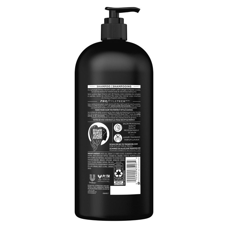 Tresemme 24 Hour Volume Shampoo for Fine Hair with Pump - 39 fl oz, 4 of 9
