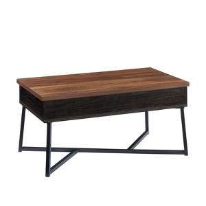 Sauder Canton Lane Lift Top Coffee Table Black: Industrial-Inspired, Multipurpose Workspace, Storage - 1 of 4