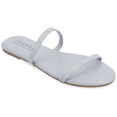 Journee Collection Womens Adyrae Slide Flat Sandals