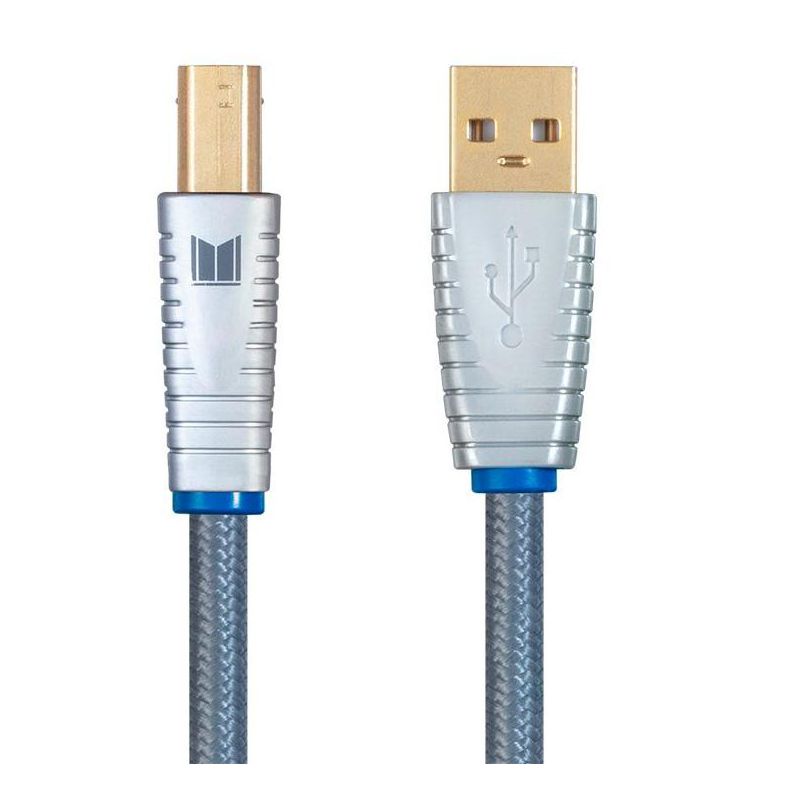Monolith USB Digital Audio Cable - USB A to USB B - 2 Meter, 22AWG, Oxygen-Free Copper, Gold-Plated Connectors, 1 of 7