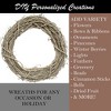 Kraft Lane: 18" Painted Grapevine Wreath - Hay - DIY Craft Projects, Handcrafted - 4 of 4