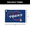 NBA Droplets Golf Waffle Fan Towel - 4 of 4