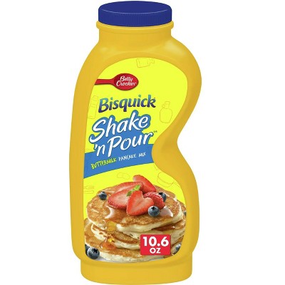 Betty Crocker Bisquick Shake 'n Pour, Buttermilk Pancake Mix, 10.6 oz (Pack of 2)