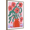 23"x33" Flower Impression by Treechild Canvas Art, Bronze Frame - Amanti Art: Modern Still Life Decor - 2 of 4