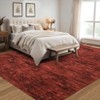 Modern Washable Rugs Abstract Area Rug Non Slip Low Pile Accent Rugs for Living Room Bedroom - 2 of 4