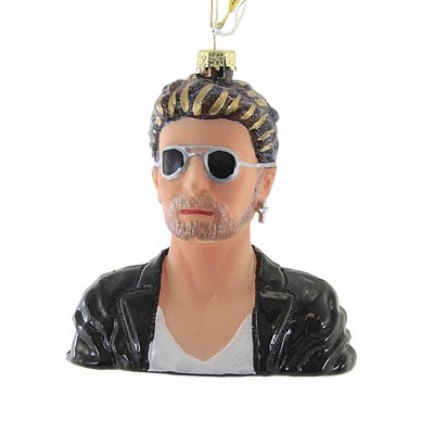 Holiday Ornament 4.75" George Michael Christmas Music Wham 80'S  -  Tree Ornaments