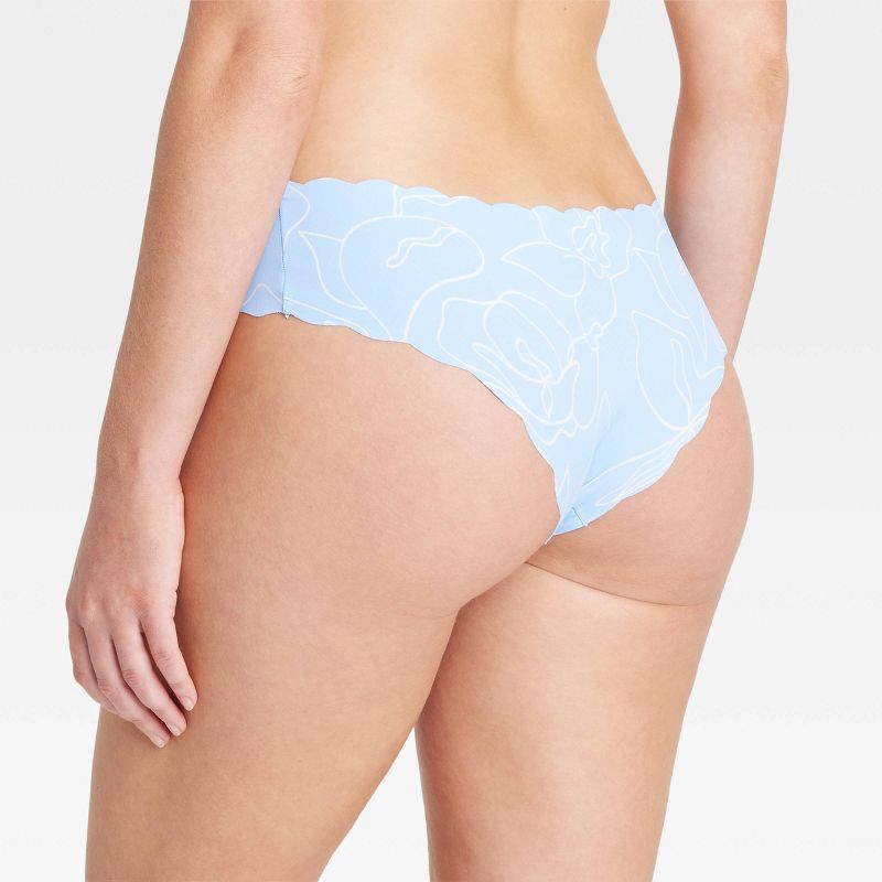 Women's Scallop Edge Freecut Cheeky Underwear - Auden™, 3 of 7