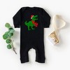 The Juniper Shop Dino Present Baby Romper - 2 of 3