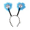 HalloweenCostumes.com One Size Fits Most  Women  Dr. Seuss Thing 1 & Thing 2 Fuzzy Bopper Costume Headband., Black/White/Blue - 3 of 3