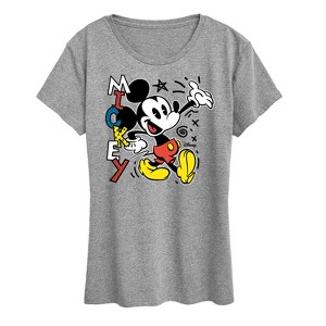 Women's - Disney - Mickey Pop Short Sleeve Graphic T-Shirt - 1 of 4