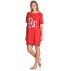 Casual Nights Women's Short Sleeve Printed Scoop Neck Sleep Tee - 2 of 4