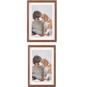 REGALWOVEN Wedding Home Decor Art Modern Picture Frames for Wall Hanging or Tabletop Display 2 Pcs - 1 of 4