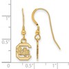 Black Bow Jewelry 14k Yellow Gold Plated Sterling Silver South Carolina Gamecocks NCAA Dangle Earrings - 2 of 3