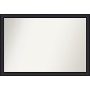 Amanti Art Oliver Narrow Non-Beveled Wood Framed Bathroom Vanity Wall Mirror - 1 of 4